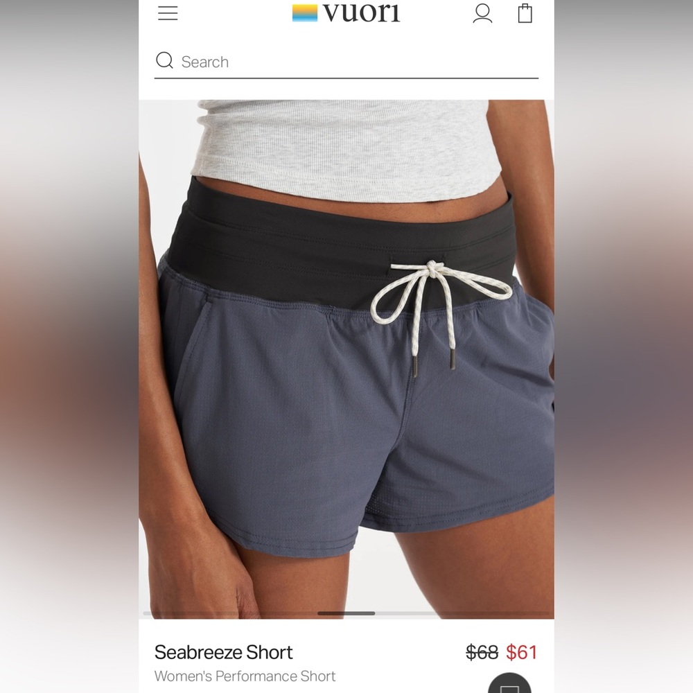 Vuori Seabreeze Short